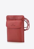 Reisepasstasche aus Leder, rot, 17-5-127-3, Bild 4