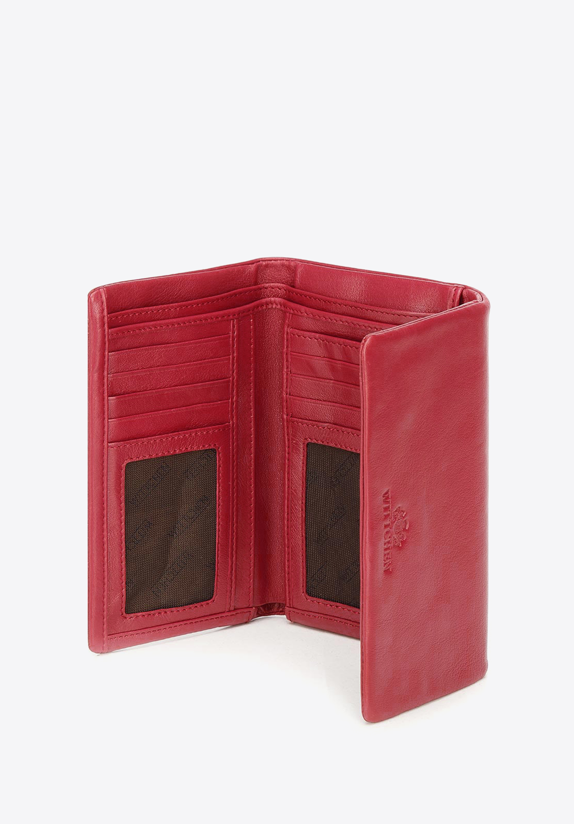 SCHLICHTER GELDBEUTEL FÜR DAMEN, rot, 26-1-442-3, Bild 1
