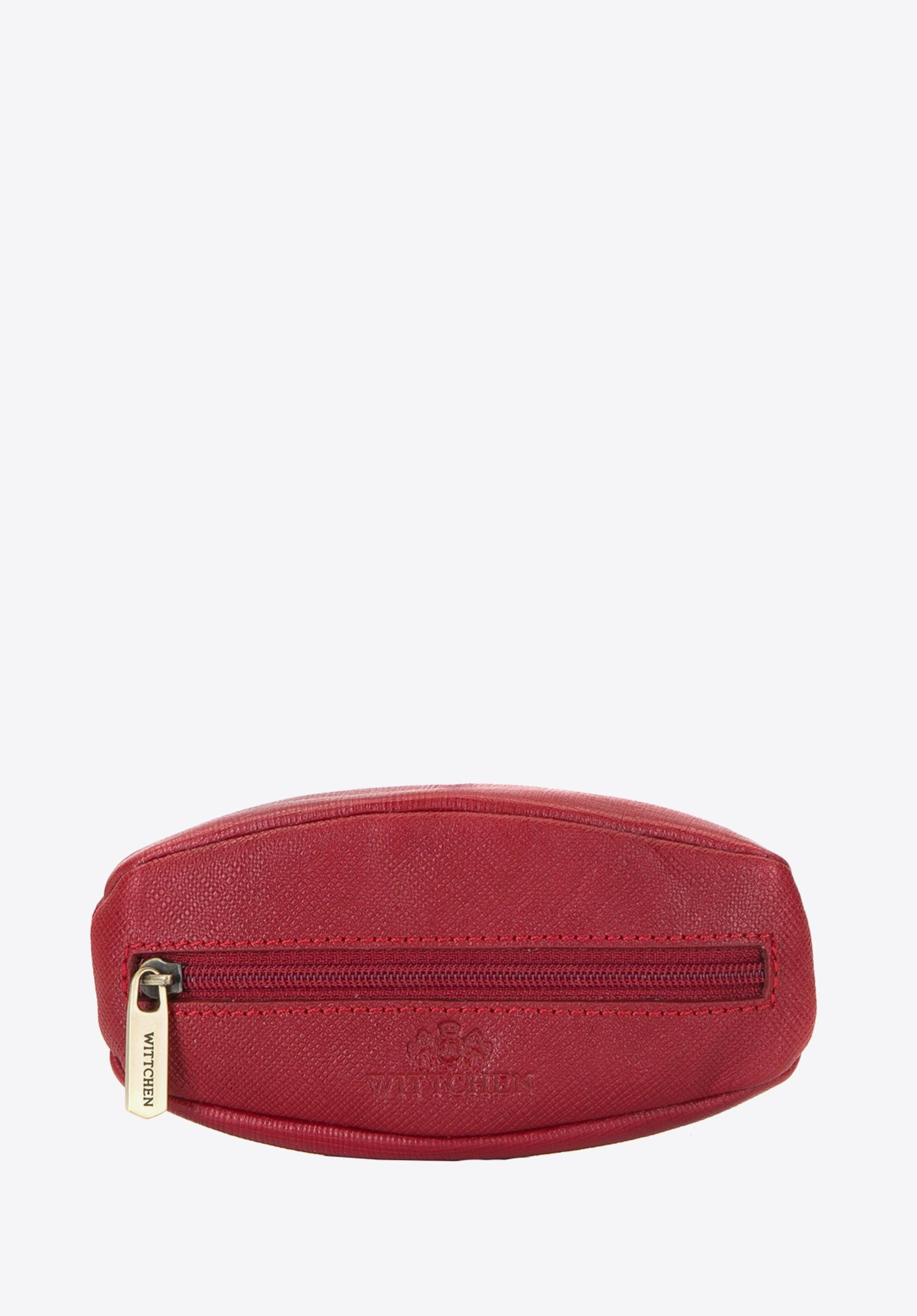 Schlüsseletui aus Echtleder, rot, 14-2S-021-3, Bild 1