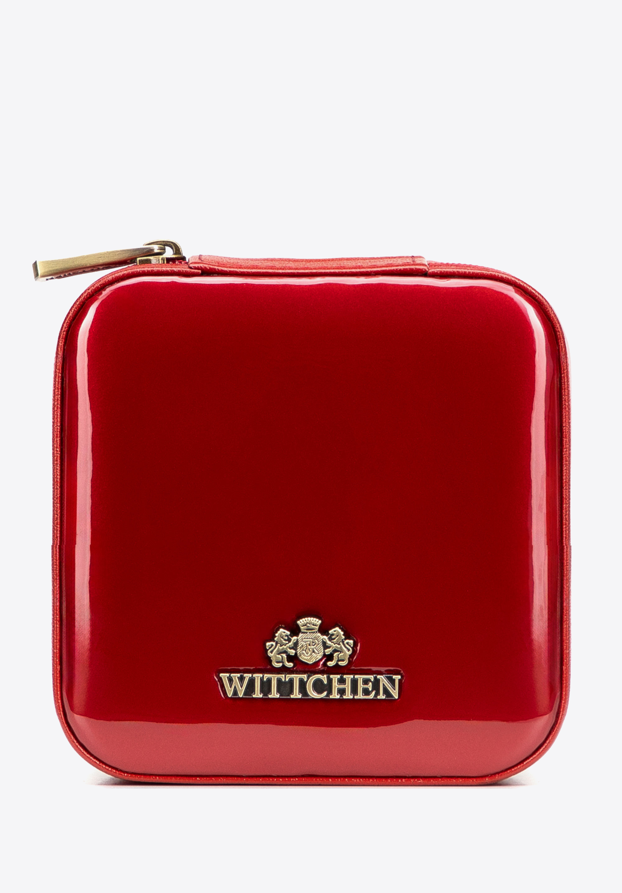 Schmuckkästchen aus Lackleder, rot, 25-2-300-3, Bild 1