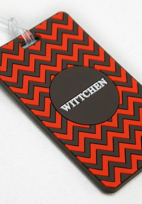 Kofferanhänger mit geometrischem Muster, rot-schwarz, 56-30-018-X89, Bild 3