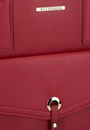 Shopper-Tasche mit dekorativer Klappe, rot, 93-4Y-435-3, Bild 5