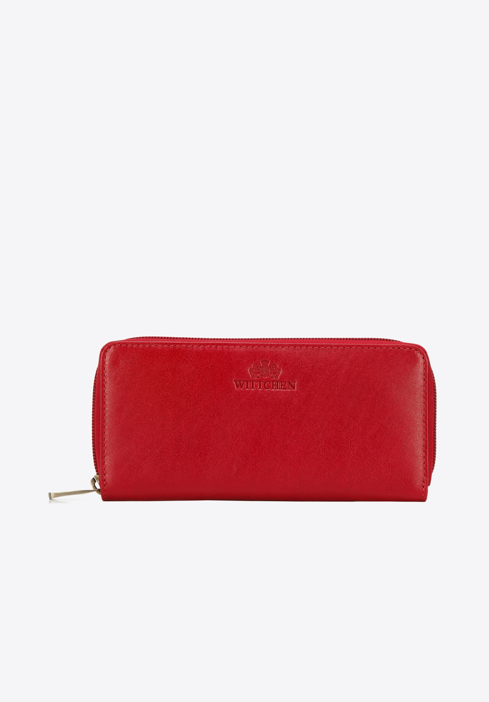 STILVOLLE GELDBÖRSE FÜR DAMEN AUS LEDER, rot, 21-1-393-30, Bild 1