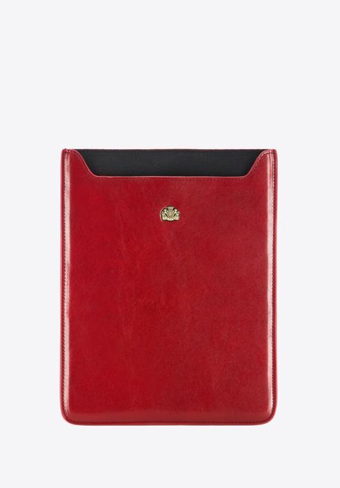 Tablet-Hülle aus Leder mit Wappen, rot, 10-2-132-4, Bild 1