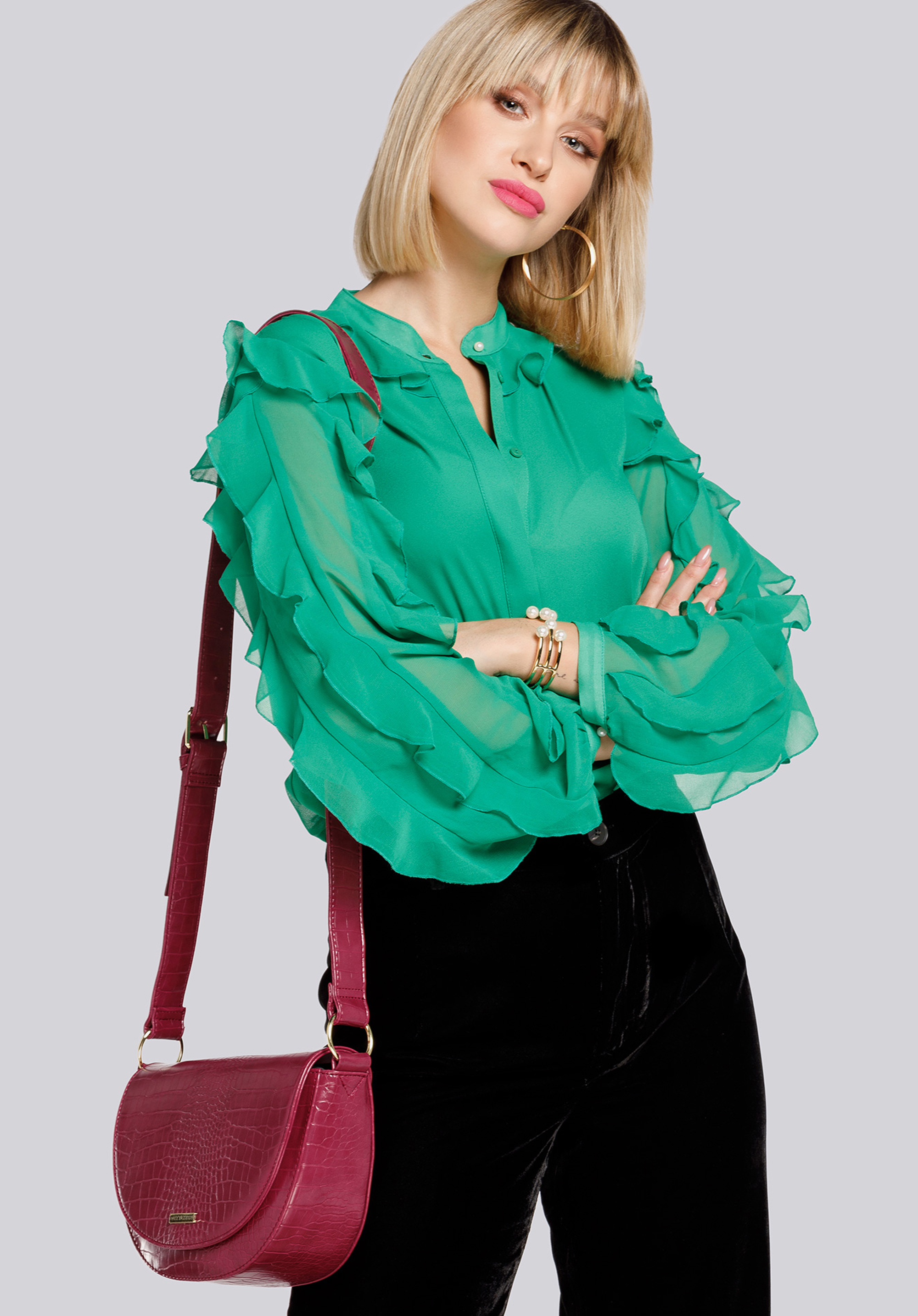 Umhängetasche für Damen aus Kunstleder