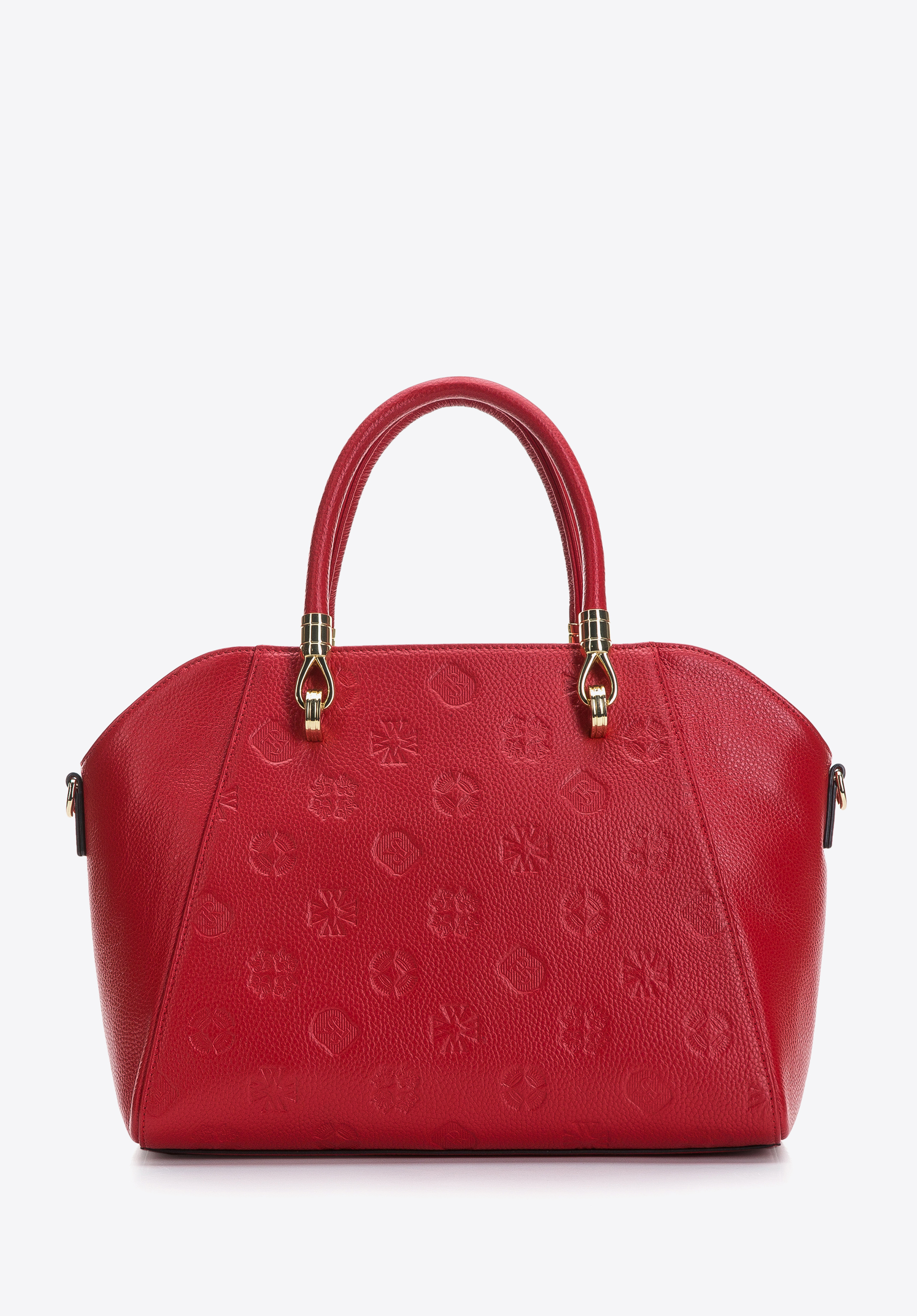 Geantă tote cu monogramă din piele