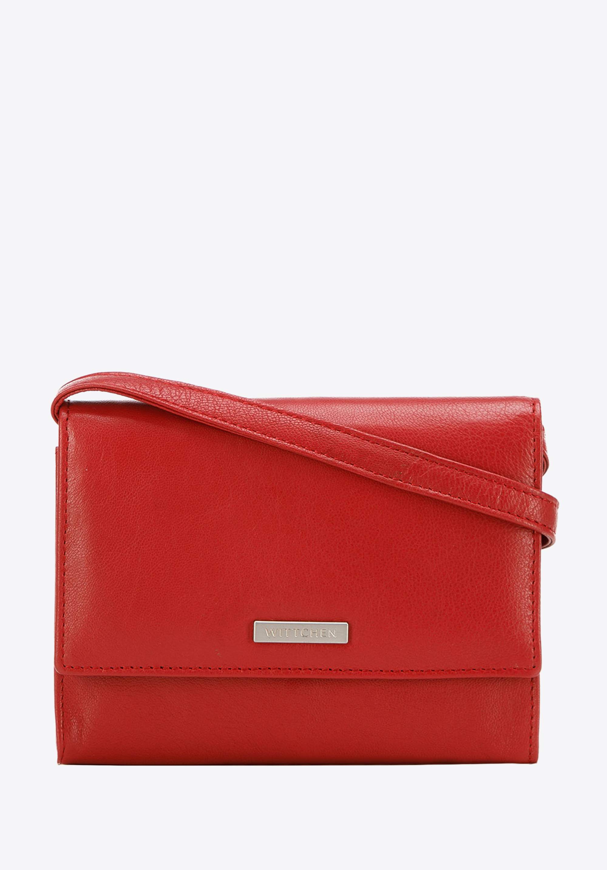 Portofel de damă crossbody din piele