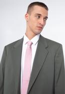 Cravată din mătase cu model, roz - albastru, 97-7K-001-X17, Fotografie 16