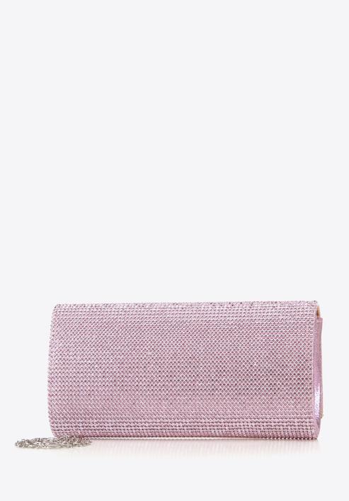 Geantă clutch cu strasuri, roz, 98-4Y-027-P, Fotografie 2