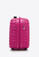 Geantă de cosmetice de călătorie din ABS cu coaste, roz, 56-3A-314-50, Fotografie 2