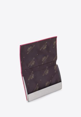 Husă cărți de vizită din piele saffiano, roz, 13-2-133-RP, Fotografie 1