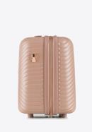 Un set de valize din policarbonat, în dungi, roz pudră, 56-3P-84K-77, Fotografie 14