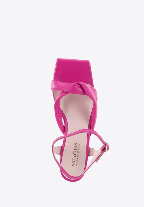 Sandale de damă din piele moale, roz, 96-D-303-P-39, Fotografie 4