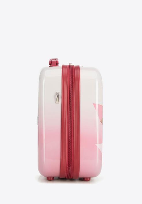 Set valize din ABS cu imprimeu, roz, 56-3A-64K-85, Fotografie 14