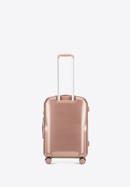 Set de valize din policarbonat cu fermoar în aur roz, roz stins, 56-3P-13K-88, Fotografie 4