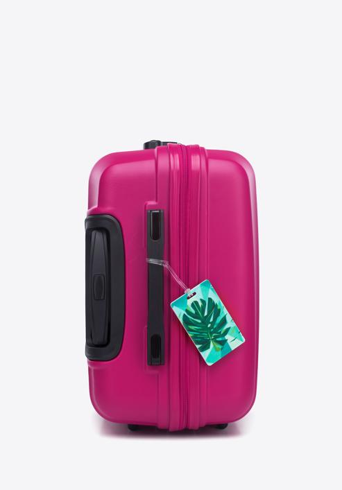 Valistă de mărime medie cu etichetă pentru bagaje, roz, 56-3A-312-86Z, Fotografie 4