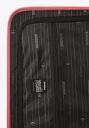 Valiză de cabină din ABS cu model geometric ștanțat, roz, 56-3A-751-11, Fotografie 8