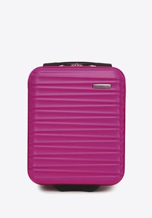 Valiza de cabina din ABS cu nervuri, roz, 56-3A-315-34, Fotografie 1