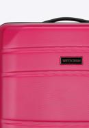 Valiză mare din ABS, canelată, roz, 56-3A-653-01, Fotografie 10