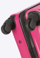 Valiză mare din ABS, canelată, roz, 56-3A-653-01, Fotografie 6