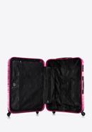 Valiză mare din ABS cu striații, roz, 56-3A-313-55, Fotografie 5