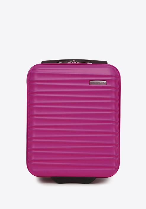 ABS bordázott kézipoggyász bőrönd, rózsaszín, 56-3A-315-31, Fénykép 1