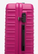 ABS bordázott Közepes bőrönd, rózsaszín, 56-3A-312-01, Fénykép 9