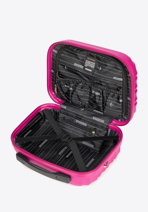 ABS bordázott utazó neszeszer táska, rózsaszín, 56-3A-314-11, Fénykép 5