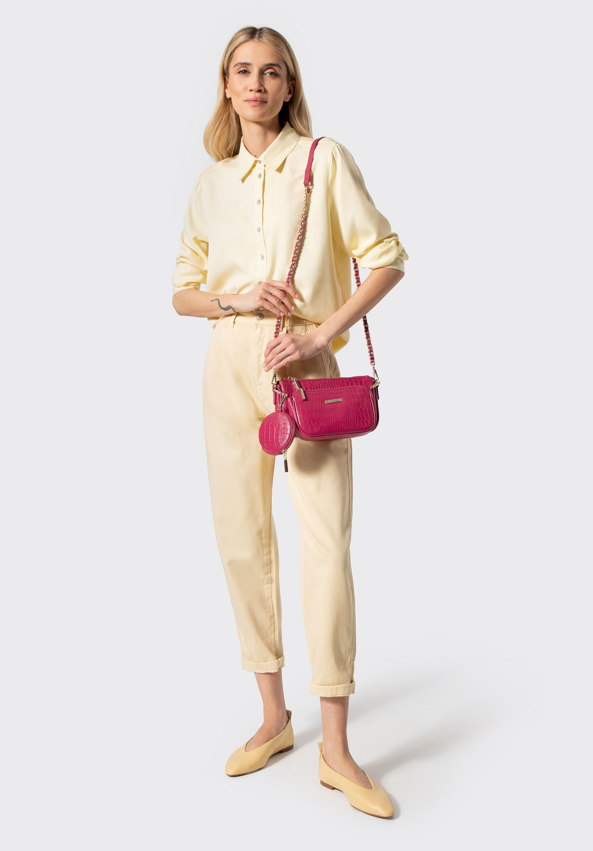 Cross body bag, rózsaszín, 29-4E-011-33, Fénykép 1