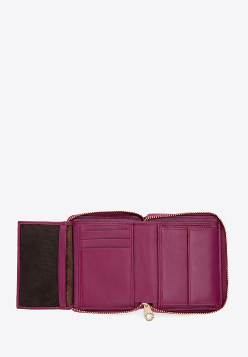 Kis női bőr pénztárca, rózsaszín, 97-1E-504-3, Fénykép 2