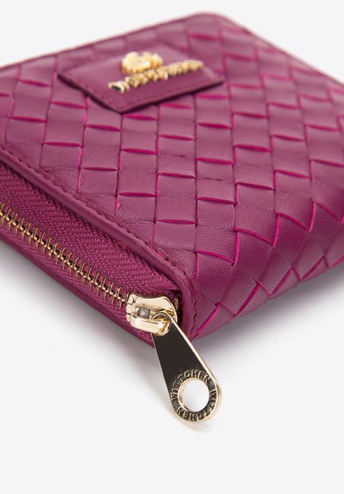 Kis női bőr pénztárca, rózsaszín, 97-1E-504-3, Fénykép 4