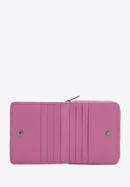 Kisméretű női steppelt bőr pénztárca dekoratív szegecsekkel, rózsaszín, 14-1-940-0, Fénykép 3