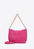Láncos műbőr baguette táska, rózsaszín, 98-4Y-410-6, Fénykép 2