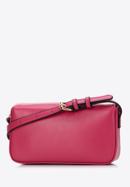 Mini műbőr bagett táska dekoratív csattal, rózsaszín, 97-4Y-761-5, Fénykép 2