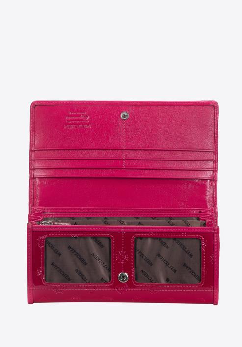 Monogramos lakkbőr női pénztárca, rózsaszín, 34-1-052-FF, Fénykép 2