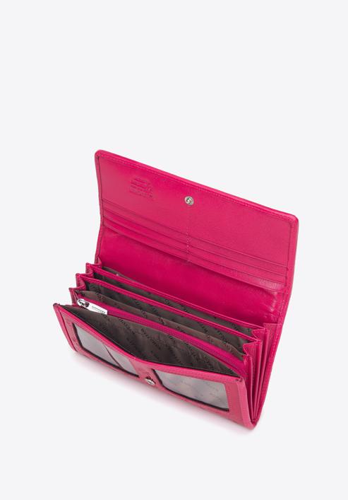 Monogramos lakkbőr női pénztárca, rózsaszín, 34-1-052-FF, Fénykép 3