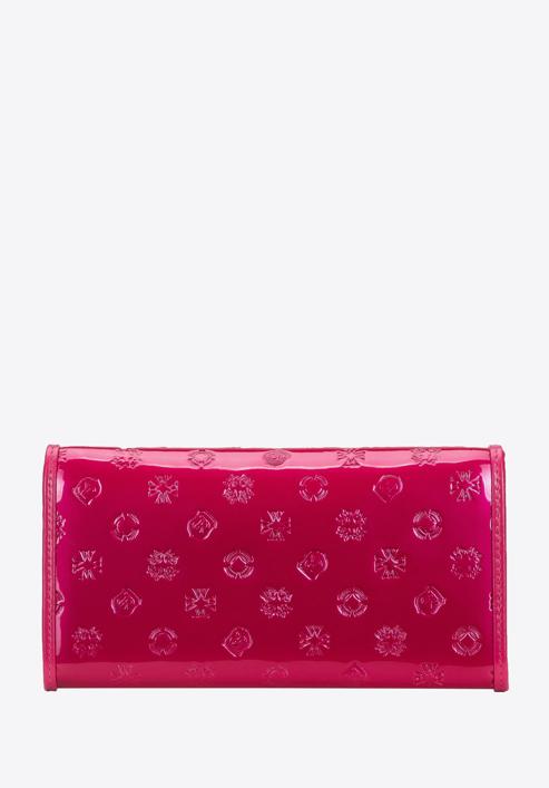Monogramos lakkbőr női pénztárca, rózsaszín, 34-1-052-FF, Fénykép 4
