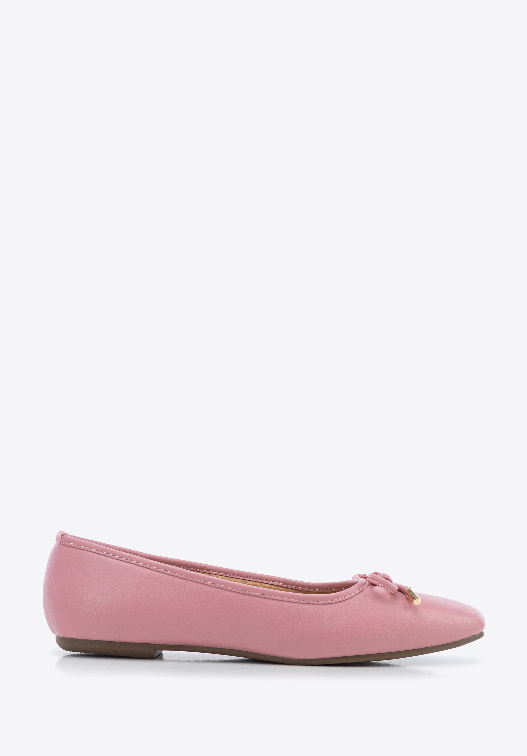 Balerina cipő puha ökobőrből, rózsaszín, 100-DP-204-P-38, Fénykép 1