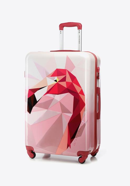 Nagy ABS bőrönd, rózsaszín, 56-3A-643-85, Fénykép 4