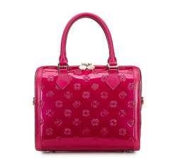 Női lakkbőr táska, rózsaszín, 34-4-239-PP, Fénykép 1