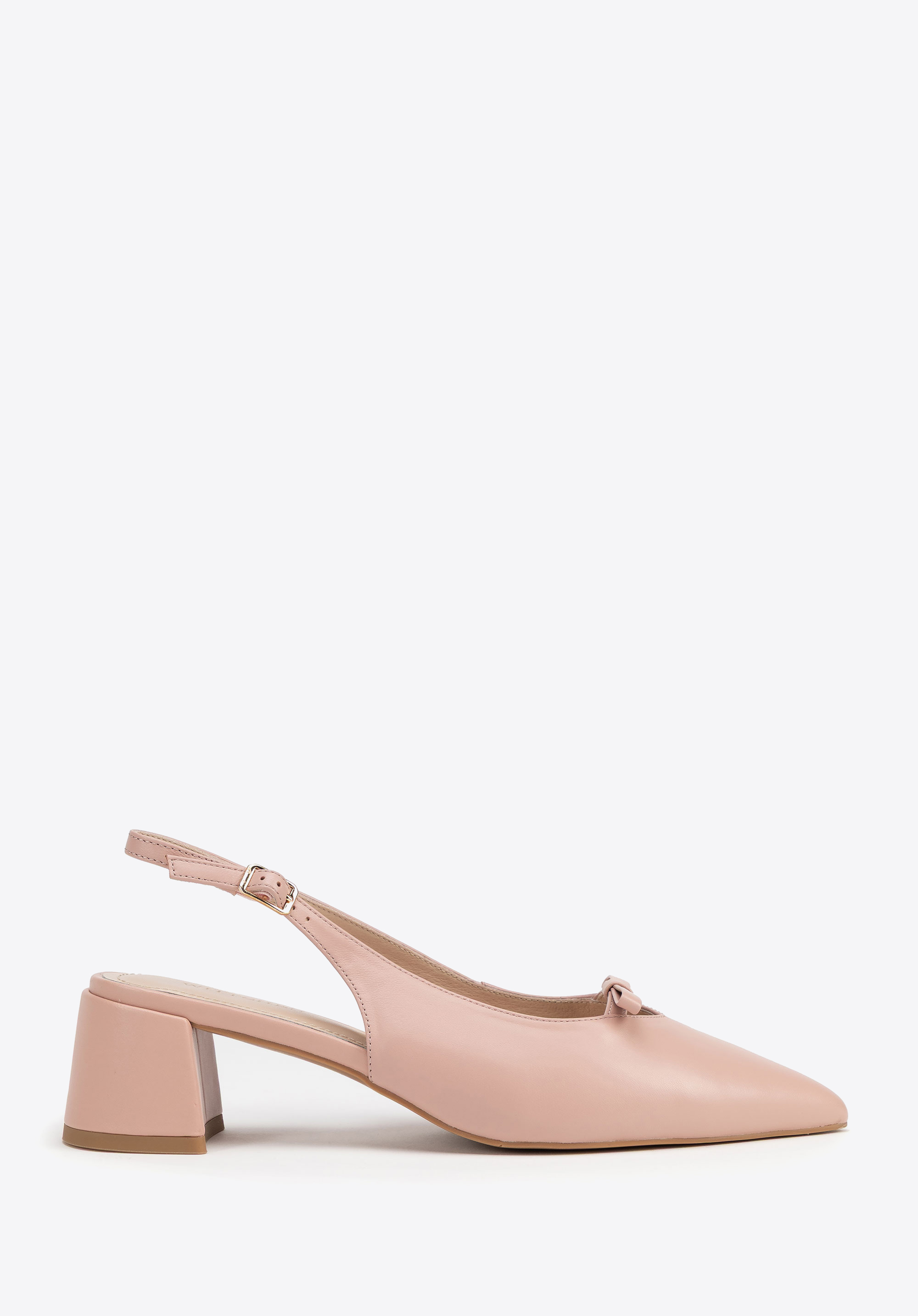 Női bőr lakkcipő, rózsaszín, 100-D-507-P-37, Fénykép 1