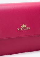 Női klasszikus bőr crossbody táska, rózsaszín, 97-4E-631-P, Fénykép 6