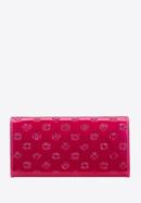Női lakkbőr monogramos pénztárca, rózsaszín, 34-1-075-000, Fénykép 4