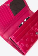 Női lakkbőr monogramos pénztárca, rózsaszín, 34-1-075-000, Fénykép 5