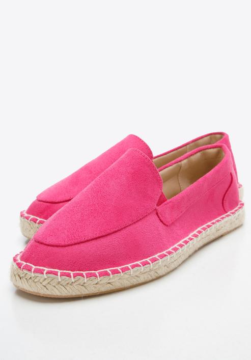 Női ökovelúr espadrille, rózsaszín, 96-DP-800-P-35, Fénykép 8