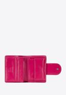 Női pénztárca monogrammal dombornyomott lakkozott bőrből, rózsaszín, 34-1-362-FF, Fénykép 3