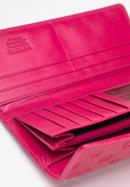 Női pénztárca, monogrammal dombornyomott lakkozott bőrből, rózsaszín, 34-1-413-FF, Fénykép 5