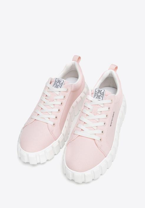 Női platform sneaker, rózsaszín, 98-D-959-P-41, Fénykép 2