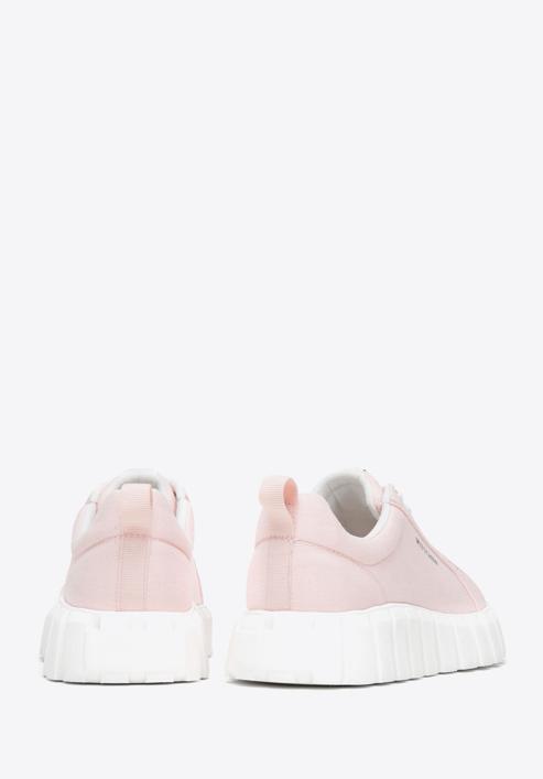Női platform sneaker, rózsaszín, 98-D-959-9-36, Fénykép 4