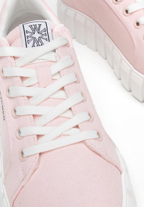 Női platform sneaker, rózsaszín, 98-D-959-P-37, Fénykép 7
